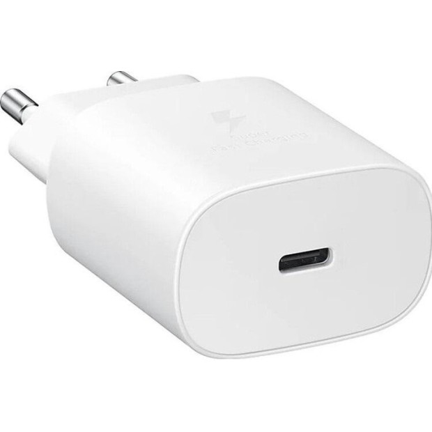 СЗУ-адаптер Samsung EP-TA800 25W (1Type-C) + кабель Type-C (Белый)